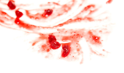 Image showing red berries jam