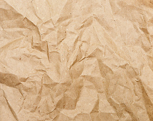 Image showing brown wrinkled paper