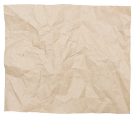 Image showing crumpled brown paper