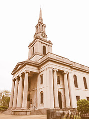 Image showing All Saints Church, London vintage