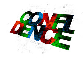 Image showing Business concept: Confidence on Digital background