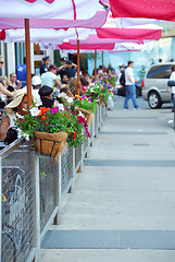 Image showing Sidewalk cafe