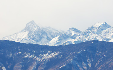 Image showing View of Italian Alps in Aosta Valley, Italy