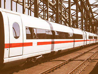 Image showing  Train picture vintage