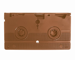 Image showing  VHS cassette isolated vintage