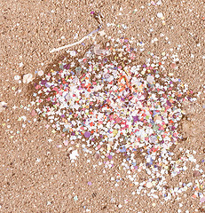 Image showing  Carnival confetti vintage