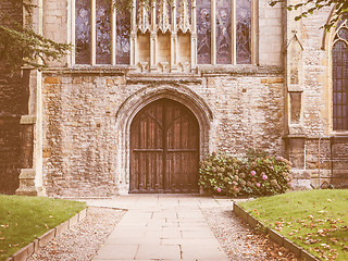 Image showing Holy Trinity church in Stratford upon Avon vintage