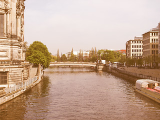 Image showing River Spree, Berlin vintage