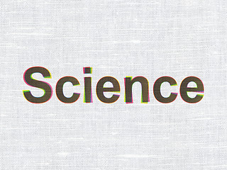 Image showing Science concept: Science on fabric texture background