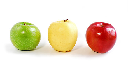 Image showing Three apples