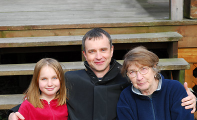 Image showing Three generations