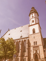 Image showing Thomaskirche Leipzig vintage