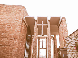 Image showing Coventry Cathedral vintage