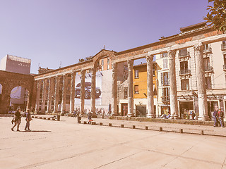 Image showing Colonne di San Lorenzo Milan vintage