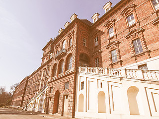 Image showing Castello del Valentino, Turin, Italy vintage