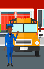 Image showing School bus driver.