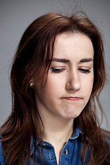 Image showing portrait of disgusted woman