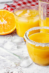 Image showing fresh orange juice