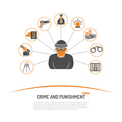 Image showing Theft Crime and Punishment Concept