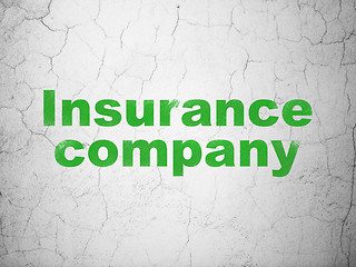 Image showing Insurance concept: Insurance Company on wall background