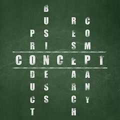 Image showing Marketing concept: Concept in Crossword Puzzle