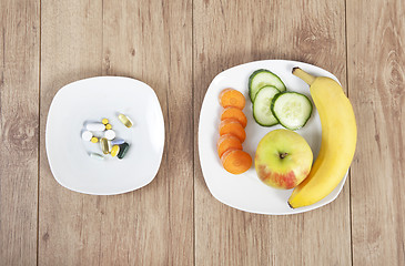 Image showing Fruit or pills