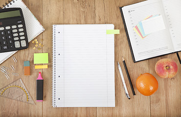 Image showing desk notepad