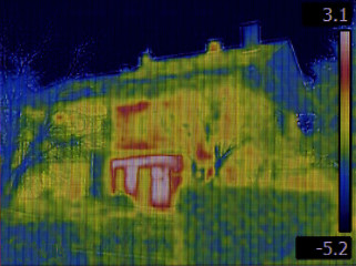 Image showing House Facade Infrared Image