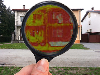 Image showing Magnifying Glass Infrared