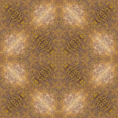 Image showing Old Golden Seamless Pattern