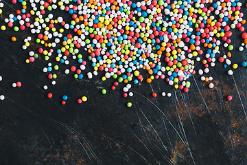 Image showing Colorful Sugar Balls