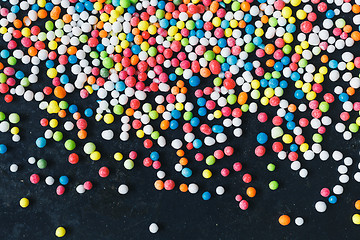 Image showing Colorful Sugar Balls