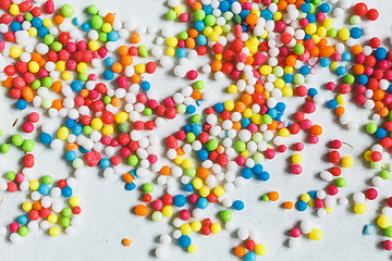 Image showing Colorful Sugar Balls