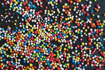 Image showing Colorful Sugar Balls