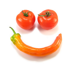 Image showing vegetable smiley