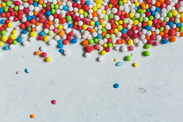 Image showing Colorful Sugar Balls