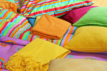 Image showing Bedding and pillows