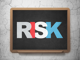 Image showing Business concept: Risk on School Board background