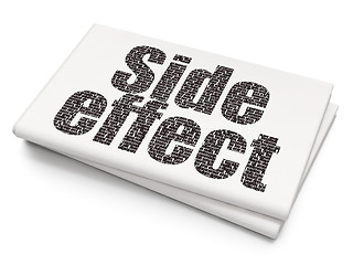 Image showing Health concept: Side Effect on Blank Newspaper background