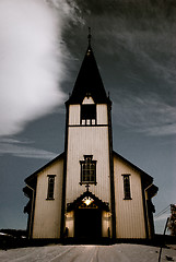 Image showing Church at night