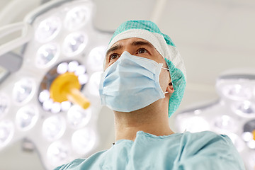 Image showing surgeon in operating room at hospital