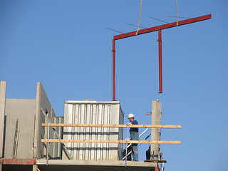 Image showing Building new apartments