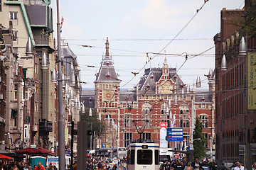 Image showing AMSTERDAM, THE NETHERLANDS - AUGUST 19, 2015: View on Amsterdam 