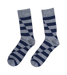 Image showing Socks isolated on the white background