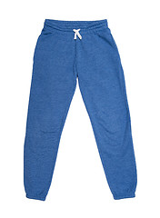 Image showing Sweatpants isolated on the white background