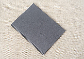 Image showing Grey book on the table