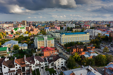 Image showing Office buildings and hotels. Tyumen. Russia