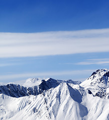 Image showing Winter mountains