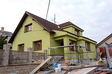 Image showing Construction or repair of the rural house