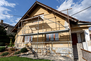 Image showing Construction or repair of the rural house